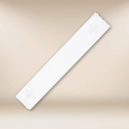 Purificatório bordado branco