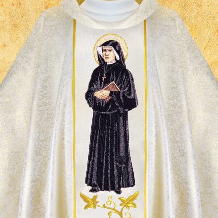 Casula bordada São Faustina