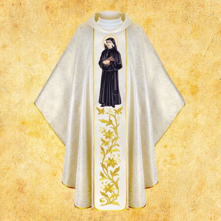 Casula bordada São Faustina