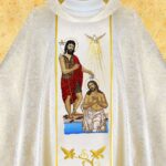 Casula bordada Batismo de Jesus