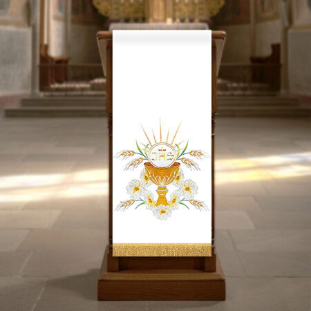 Lektorium haftowane eucharystyczne IHS