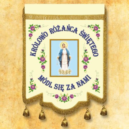 bandeira da igreja Nossa Senhora do Rosário