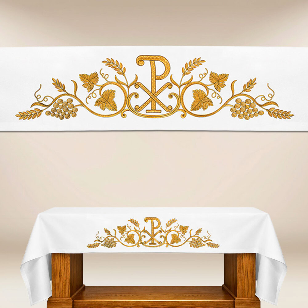 Toalha de altar bordada PX