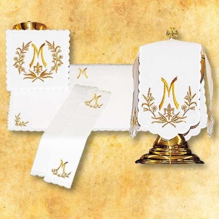 Conjunto de alfaias do cálice Ave Maria