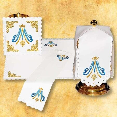 Conjunto de Linhos para Cálice Mariano