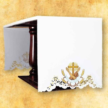 Toalha de altar bordada franciscana