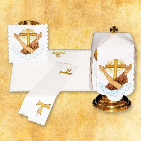 Conjunto de alfaias do cálice Franciscano