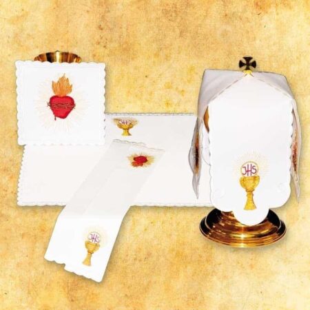 Conjunto de alfaias do cálice Coração e Cálice