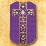 Casula romana réplica roxa IHS