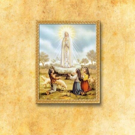 Imagem em tecido Nossa Senhora de Fátima
