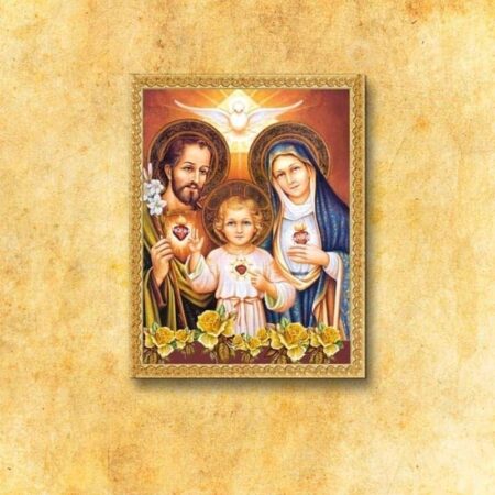 Imagem em tecido Sagrada Família