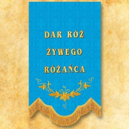 Mini chorągiew Matka Boża Różańcowa