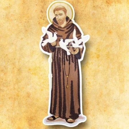 Aplicação bordada São Francisco