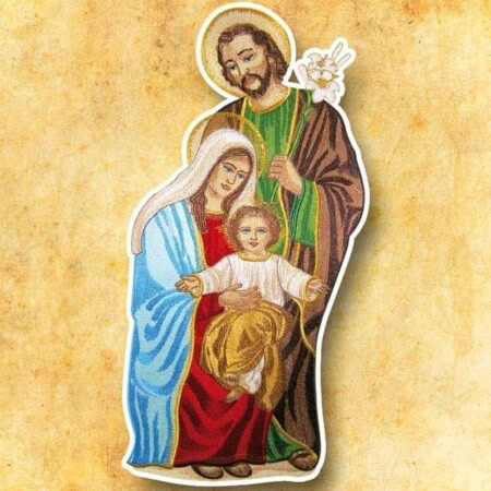 Aplicação Bordada "Sagrada Família"