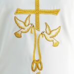 Estola de casamento bordada