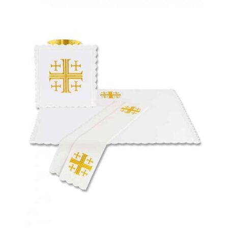 Conjunto de alfaias do cálice Cruz de Jerusalém