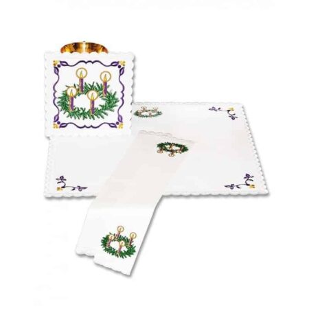 Conjunto de alfaias do cálice Advento com coroa