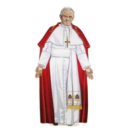 Aplicação bordada São João Paulo II