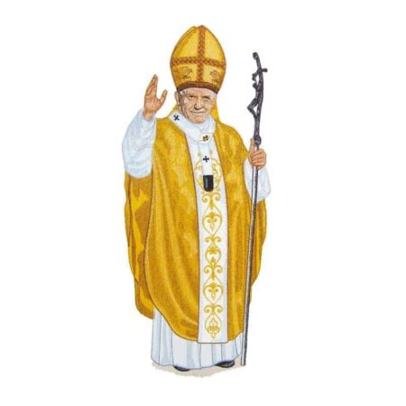 Aplicação bordada São João Paulo II