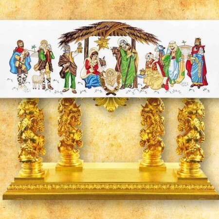 Toalha de altar bordada Betlehem