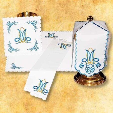 Conjunto de alfaias do cálice Maryjna Azul