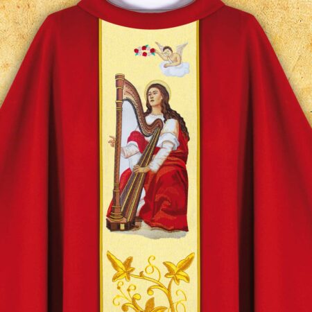 Casula Bordada São Cecília
