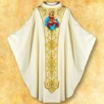 Casula bordada Coração de Maria
