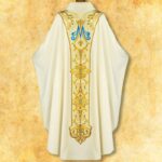 Casula bordada Coração de Maria