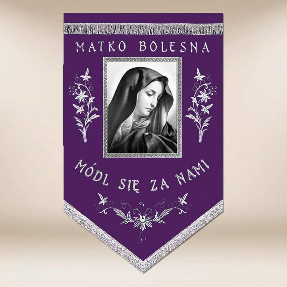 Bandeira de Luto Mãe de Deus
