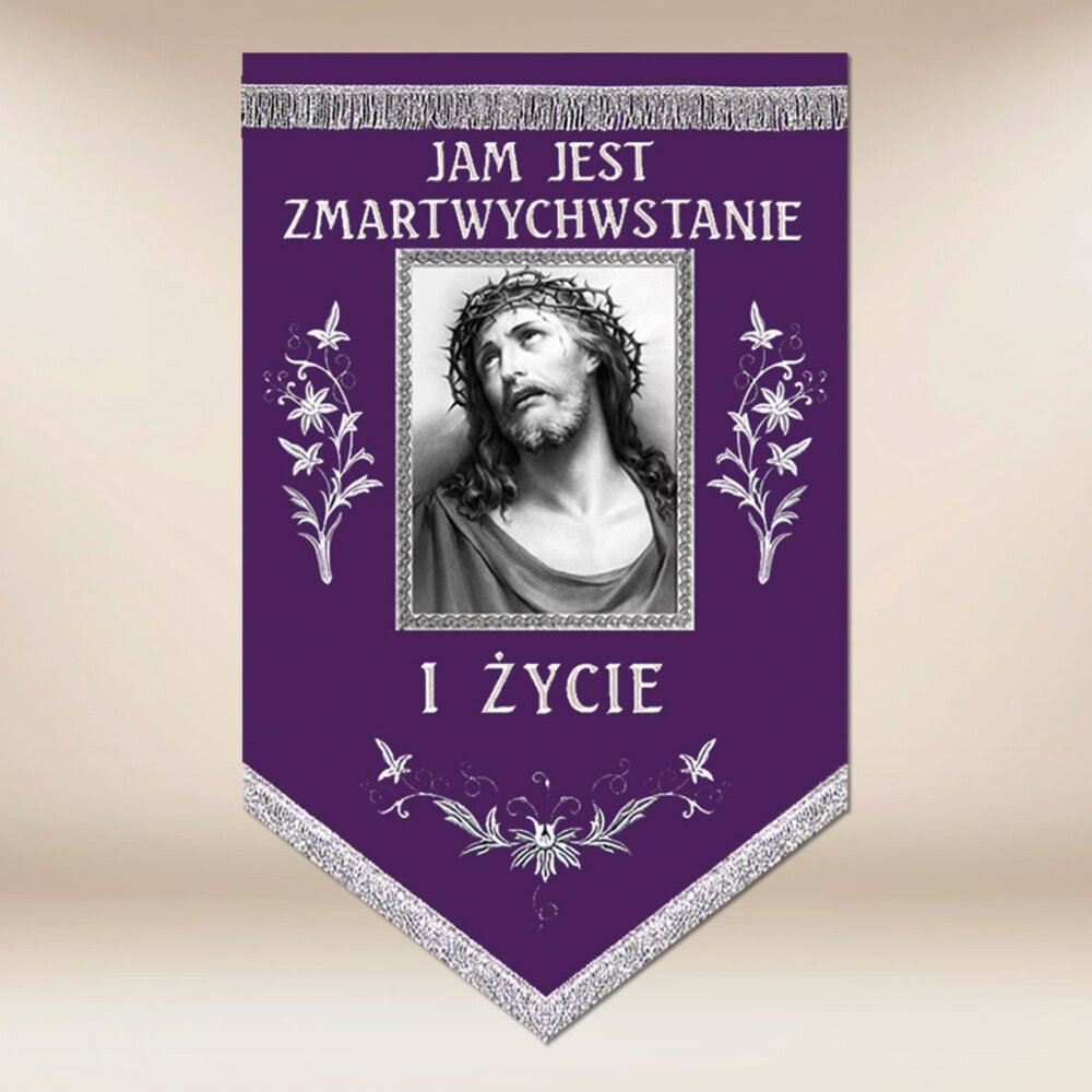 Bandeira de Luto Jesus Sofredor