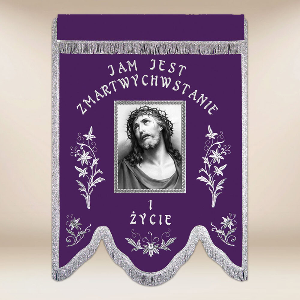 Bandeira de Luto “Jesus Sofredor”
