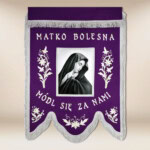 bandeira de luto Mãe de Deus
