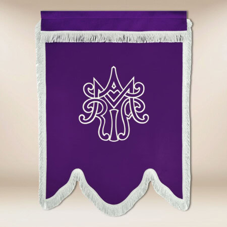 bandeira de luto Mãe de Deus
