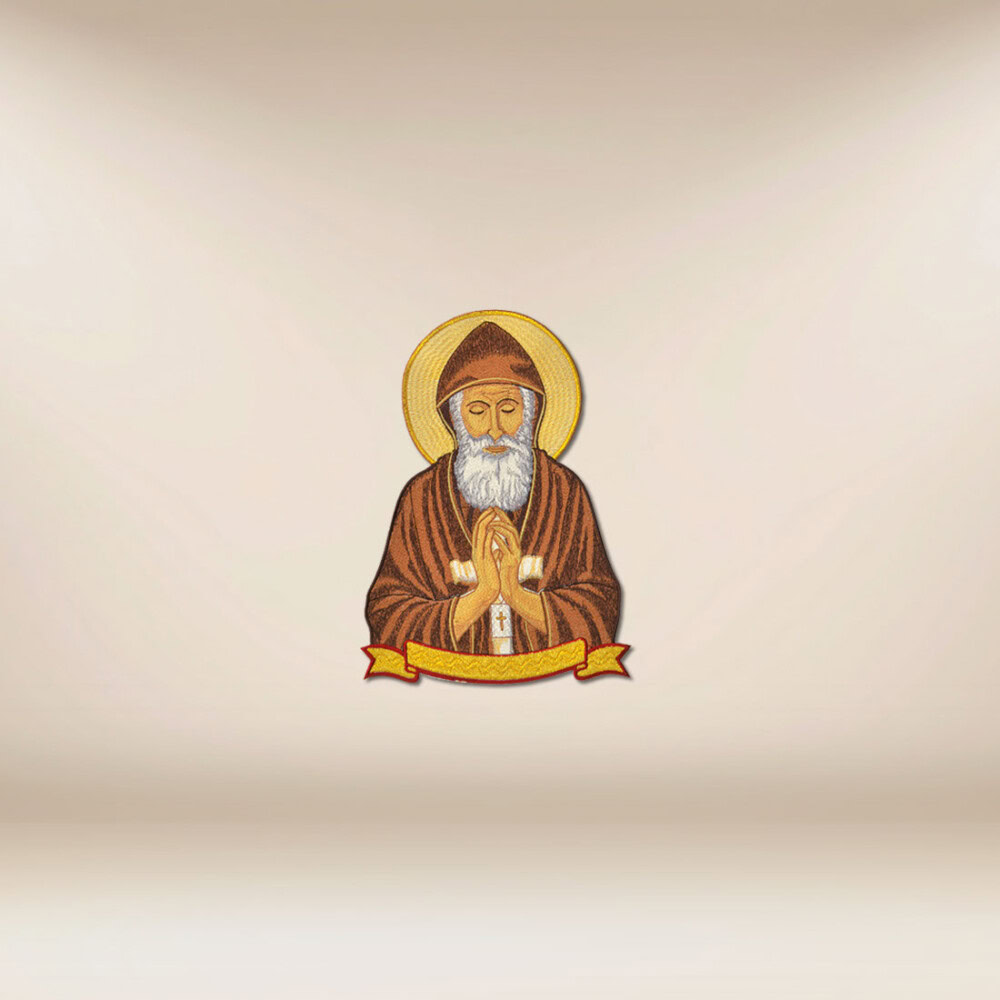 Aplicação bordada São Charbel