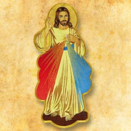Aplicação bordada Jesus Misericordioso