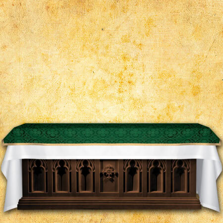 Cobertura de altar em jacquard