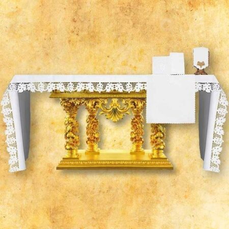 Toalha de altar bordada