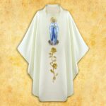 Casula bordada Madonna Di Lourdes