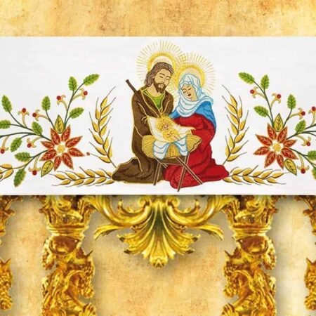 toalha de altar Estrela de Belém