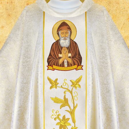 Casula bordada São Charbel
