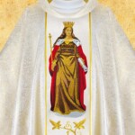 Casula bordada Santa Jadwiga Rainha