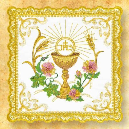 Conjunto de alfaias do cálice Gold Kielich