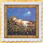 Conjunto de alfaias do cálice com o tema do Menino Jesus