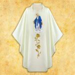 Casula bordada Mãe de Deus Imaculada