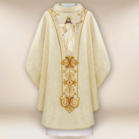 Casula bordada Jesus Ressuscitado