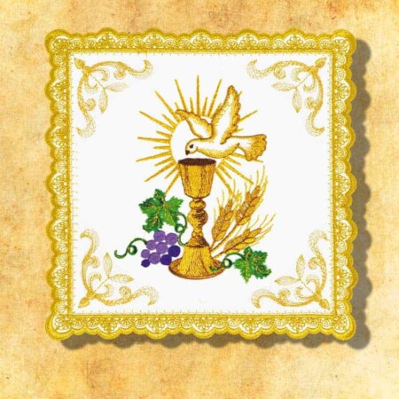Conjunto de alfaias do cálice Gold Kielich