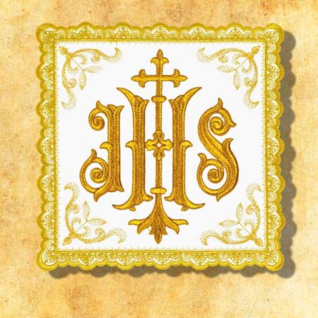 Conjunto de alfaias do cálice Gold IHS