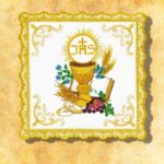 Conjunto de alfaias do cálice Gold Kielich