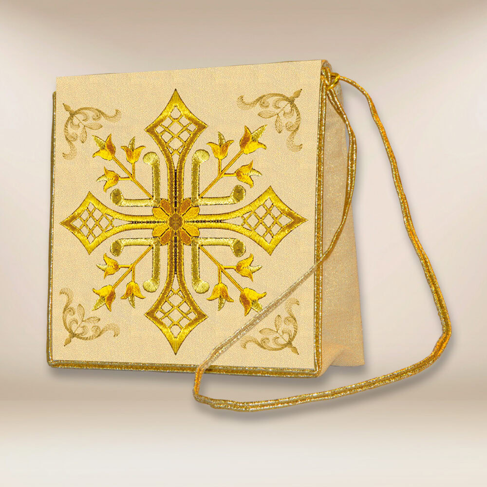 bolsa corporal bordada Cruz