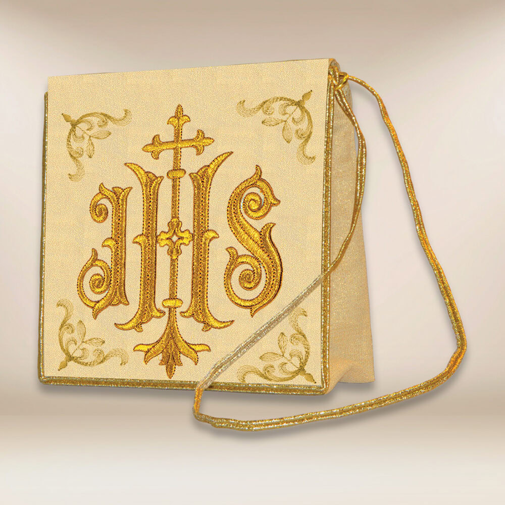 bolsa corporal bordada com IHS